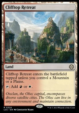 Clifftop Retreat⁣ - Commander: The Lost Caverns of Ixalan⁣ (Rare)⁣ [324]