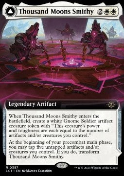 Thousand Moons Smithy // Barracks of the Thousand⁣ - The Lost Caverns of Ixalan: Extras⁣ (Rare)⁣ [357]
