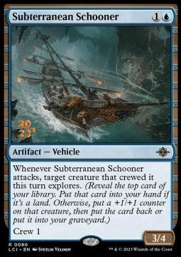 Subterranean Schooner (V.1)⁣ - The Lost Caverns of Ixalan: Promos⁣ (Rare)⁣ [80]