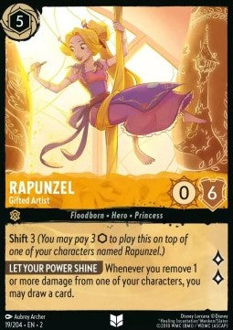 Rapunzel - Gifted Artist⁣ - Rise of the Floodborn⁣ (Uncommon)⁣ [19]