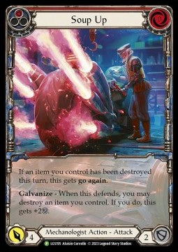 Soup Up (Red) (Extended Art Rainbow Foil)⁣ - LGS Promos⁣ (Promo)⁣ [195]