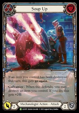 Soup Up (Blue) (Extended Art Rainbow Foil)⁣ - LGS Promos⁣ (Promo)⁣ [197]