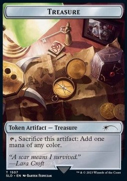 Treasure Token - Secret Lair Drop Series: Secretversary 2023 (Token) [SLDSV23-1507]