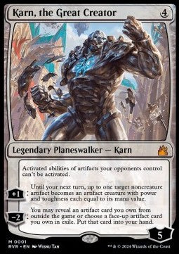 Karn, the Great Creator⁣ - Ravnica Remastered⁣ (Mythic)⁣ [1]