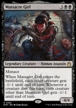 Massacre Girl⁣ - Ravnica Remastered⁣ (Rare)⁣ [83]