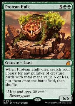 Protean Hulk⁣ - Ravnica Remastered⁣ (Mythic)⁣ [153]