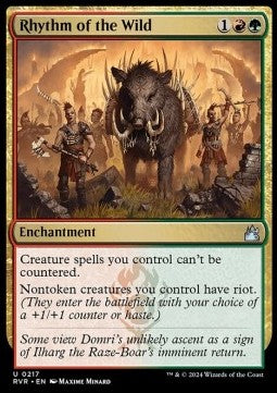Rhythm of the Wild⁣ - Ravnica Remastered⁣ (Uncommon)⁣ [217]