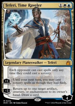 Teferi, Time Raveler⁣ - Ravnica Remastered⁣ (Mythic)⁣ [232]