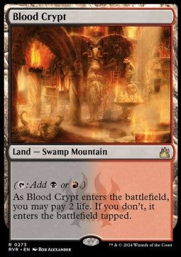 Blood Crypt⁣ - Ravnica Remastered⁣ (Rare)⁣ [273]