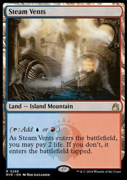 Steam Vents⁣ - Ravnica Remastered⁣ (Rare)⁣ [288]