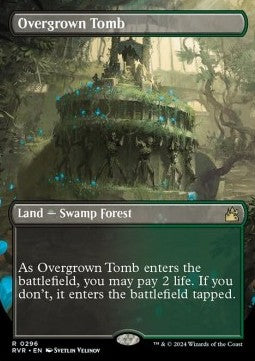 Overgrown Tomb (V.1)⁣ - Ravnica Remastered: Extras⁣ (Rare)⁣ [296]