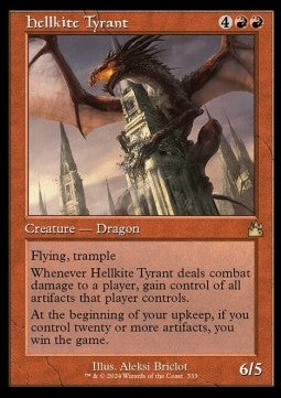 Hellkite Tyrant (V.1)⁣ - Ravnica Remastered: Extras⁣ (Rare)⁣ [333]