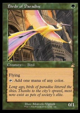 Birds of Paradise (V.1)⁣ - Ravnica Remastered: Extras⁣ (Rare)⁣ [344]