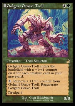 Golgari Grave-Troll⁣ - Ravnica Remastered: Extras⁣ (Rare)⁣ [348]