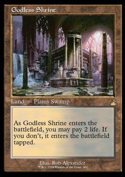 Godless Shrine (V.2)⁣ - Ravnica Remastered: Extras⁣ (Rare)⁣ [401]