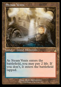 Steam Vents (V.2)⁣ - Ravnica Remastered: Extras⁣ (Rare)⁣ [412]