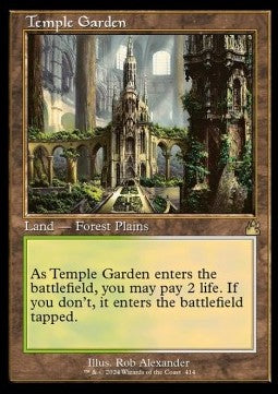 Temple Garden (V.2)⁣ - Ravnica Remastered: Extras⁣ (Rare)⁣ [414]