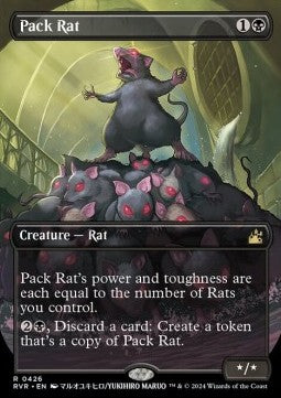 Pack Rat (V.2)⁣ - Ravnica Remastered: Extras⁣ (Rare)⁣ [426]