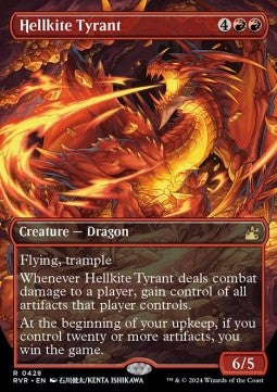 Hellkite Tyrant (V.2)⁣ - Ravnica Remastered: Extras⁣ (Rare)⁣ [428]