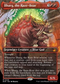 Ilharg, the Raze-Boar (V.2)⁣ - Ravnica Remastered: Extras⁣ (Mythic)⁣ [429]
