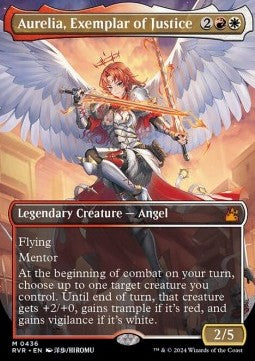 Aurelia, Exemplar of Justice (V.2)⁣ - Ravnica Remastered: Extras⁣ (Mythic)⁣ [436]