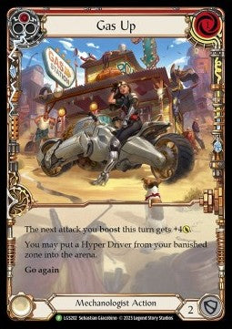 Gas Up (Red) (Extended Art Rainbow Foil)⁣ - LGS Promos⁣ (Promo)⁣ [202]