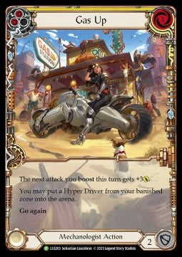 Gas Up (Yellow) (Extended Art Rainbow Foil)⁣ - LGS Promos⁣ (Promo)⁣ [203]
