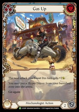 Gas Up (Blue) (Extended Art Rainbow Foil)⁣ - LGS Promos⁣ (Promo)⁣ [204]