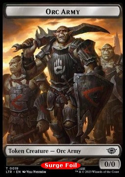 Orc Army Token (B 0/0) // Food Token (V.4)⁣ - The Lord of the Rings: Tales of Middle-earth Holiday Release⁣ (Token)⁣ [T 19/22]