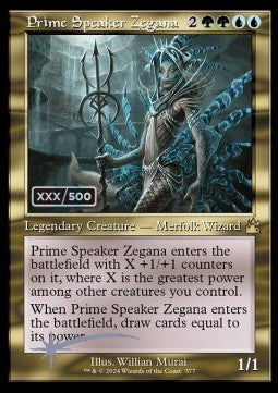 Prime Speaker Zegana (V.3)⁣ - Ravnica Remastered: Extras⁣ (Rare)⁣ [377]