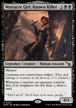 Massacre Girl, Known Killer⁣ - Murders at Karlov Manor⁣ (Mythic)⁣ [94]