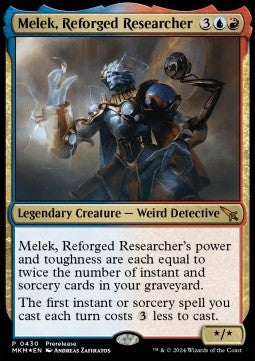 Melek, Reforged Researcher⁣ - Murders at Karlov Manor: Promos⁣ (Mythic)⁣ [430]