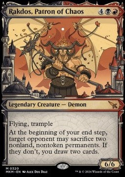 Rakdos, Patron of Chaos (V.1)⁣ - Murders at Karlov Manor: Extras⁣ (Mythic)⁣ [320]