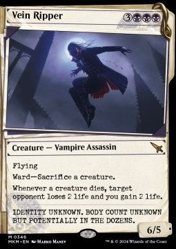 Vein Ripper (V.1)⁣ - Murders at Karlov Manor: Extras⁣ (Mythic)⁣ [346]