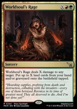 Worldsoul's Rage⁣ - Murders at Karlov Manor⁣ (Rare)⁣ [244]