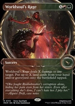 Worldsoul's Rage⁣ - Murders at Karlov Manor: Extras⁣ (Rare)⁣ [316]