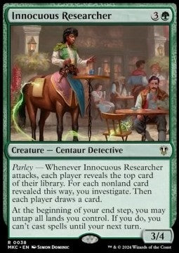 Innocuous Researcher⁣ - Commander: Murders at Karlov Manor⁣ (Rare)⁣ [38]
