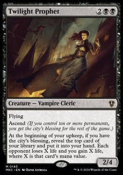 Twilight Prophet⁣ - Commander: Murders at Karlov Manor⁣ (Mythic)⁣ [143]
