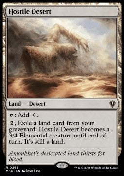 Hostile Desert⁣ - Commander: Murders at Karlov Manor⁣ (Rare)⁣ [266]