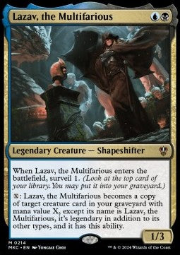 Lazav, the Multifarious⁣ - Commander: Murders at Karlov Manor⁣ (Mythic)⁣ [214]
