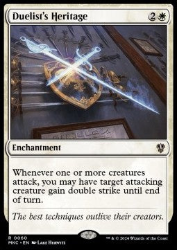 Duelist's Heritage⁣ - Commander: Murders at Karlov Manor⁣ (Rare)⁣ [60]
