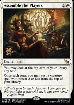 Assemble the Players (V.1)⁣ - Murders at Karlov Manor: Promos⁣ (Rare)⁣ [3]