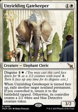 Unyielding Gatekeeper (V.1)⁣ - Murders at Karlov Manor: Promos⁣ (Rare)⁣ [35]