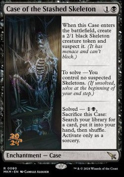 Case of the Stashed Skeleton (V.1)⁣ - Murders at Karlov Manor: Promos⁣ (Rare)⁣ [80]