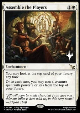 Assemble the Players (V.2)⁣ - Murders at Karlov Manor: Promos⁣ (Rare)⁣ [3]
