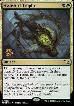 Assassin's Trophy (V.1)⁣ - Murders at Karlov Manor: Promos⁣ (Rare)⁣ [187]