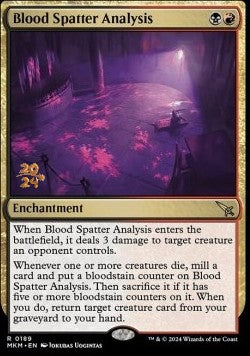 Blood Spatter Analysis (V.1)⁣ - Murders at Karlov Manor: Promos⁣ (Rare)⁣ [189]