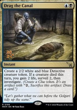 Drag the Canal (V.1)⁣ - Murders at Karlov Manor: Promos⁣ (Rare)⁣ [199]