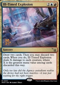 Ill-Timed Explosion (V.1)⁣ - Murders at Karlov Manor: Promos⁣ (Rare)⁣ [207]