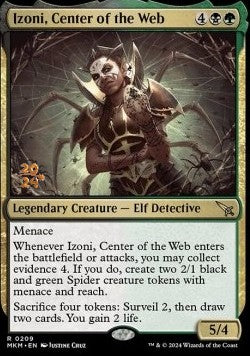 Izoni, Center of the Web (V.1)⁣ - Murders at Karlov Manor: Promos⁣ (Rare)⁣ [209]